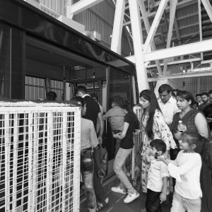 Balack and white image of Mata Vaishno Devi